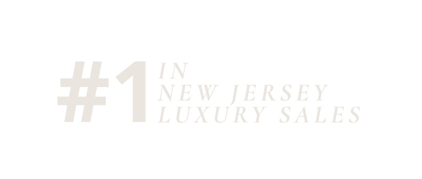 Who is the #1 luxury real estate company in New Jersey